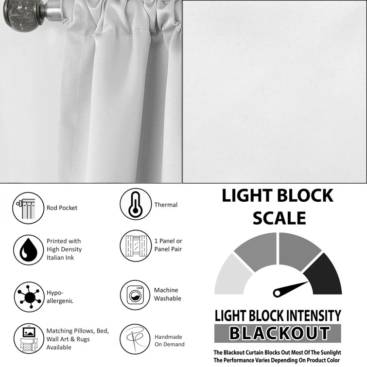 Bless international Blackout Curtain Panel Wayfair